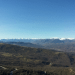 Un punto panoramico di Colle Cornacchia